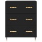vidaXL Highboard Schwarz 69,5x34x180 cm Holzwerkstoff vidaXL Highboard Schwarz 69,5x34x180 cm Holzwerkstoff