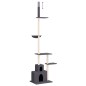 vidaXL Kratzbaum Deckenhoch Dunkelgrau 250,5-276,5 cm vidaXL Kratzbaum Deckenhoch Dunkelgrau 250,5-276,5 cm