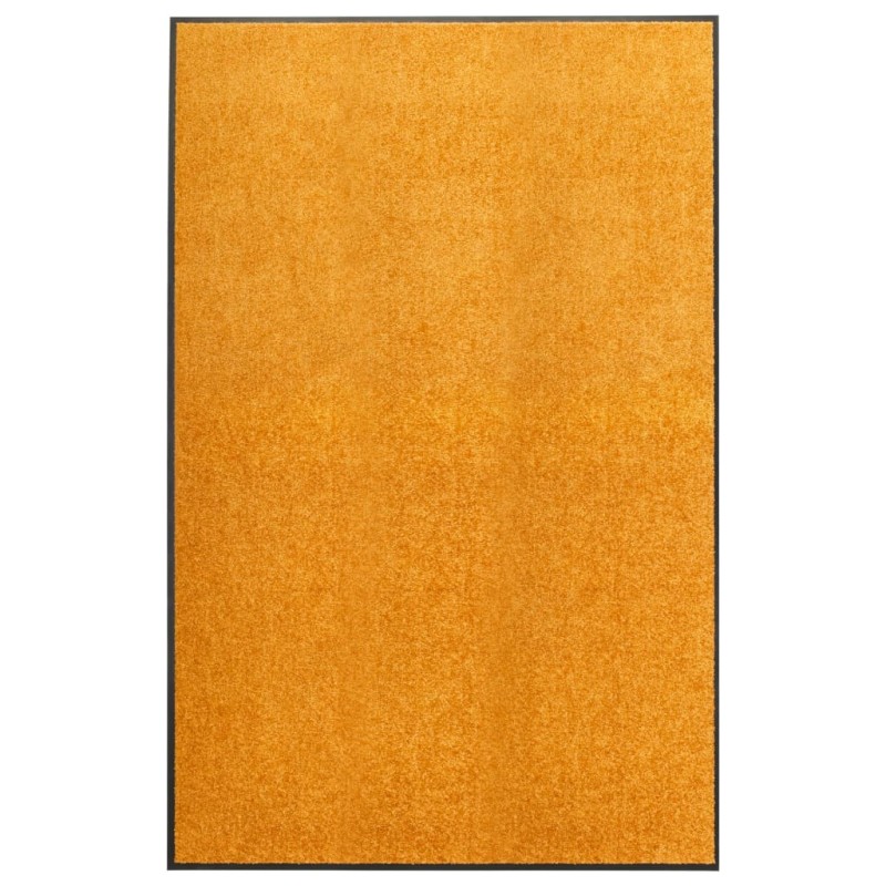 vidaXL Fußmatte Waschbar Orange 120x180 cm vidaXL Fußmatte Waschbar Orange 120x180 cm