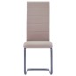 Freischwinger 2 Stk. Cappuccino-Braun Kunstleder Freischwinger 2 Stk. Cappuccino-Braun Kunstleder