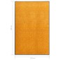 vidaXL Fußmatte Waschbar Orange 120x180 cm vidaXL Fußmatte Waschbar Orange 120x180 cm