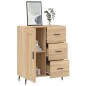 vidaXL Sideboard Sonoma-Eiche 69,5x34x90 cm Holzwerkstoff vidaXL Sideboard Sonoma-Eiche 69,5x34x90 cm Holzwerkstoff