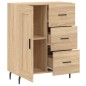 vidaXL Sideboard Sonoma-Eiche 69,5x34x90 cm Holzwerkstoff vidaXL Sideboard Sonoma-Eiche 69,5x34x90 cm Holzwerkstoff