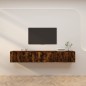 vidaXL TV-Wandschränke 3 Stk. Räuchereiche 80x34,5x40 cm vidaXL TV-Wandschränke 3 Stk. Räuchereiche 80x34,5x40 cm