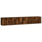 vidaXL TV-Wandschränke 3 Stk. Räuchereiche 80x34,5x40 cm vidaXL TV-Wandschränke 3 Stk. Räuchereiche 80x34,5x40 cm