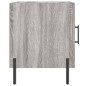vidaXL Nachttische 2 Stk. Grau Sonoma 40x40x50 cm Holzwerkstoff