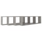 vidaXL Würfelregale 4 Stk. Betongrau 100x15x30 cm Holzwerkstoff vidaXL Würfelregale 4 Stk. Betongrau 100x15x30 cm Holzwerkstoff