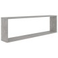 vidaXL Würfelregale 4 Stk. Betongrau 100x15x30 cm Holzwerkstoff vidaXL Würfelregale 4 Stk. Betongrau 100x15x30 cm Holzwerkstoff