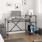 vidaXL Schreibtisch mit Regal Grau Sonoma 135x50x90 cm Holzwerkstoff vidaXL Schreibtisch mit Regal Grau Sonoma 135x50x90 cm Holzwerkstoff
