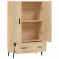 vidaXL Highboard Sonoma-Eiche 69,5x31x115 cm Holzwerkstoff vidaXL Highboard Sonoma-Eiche 69,5x31x115 cm Holzwerkstoff