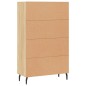 vidaXL Highboard Sonoma-Eiche 69,5x31x115 cm Holzwerkstoff vidaXL Highboard Sonoma-Eiche 69,5x31x115 cm Holzwerkstoff