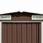 vidaXL Gerätehaus Braun 257x779x181 cm Verzinkter Stahl vidaXL Gerätehaus Braun 257x779x181 cm Verzinkter Stahl