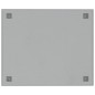 vidaXL Magnettafel Wandmontage Weiß 60x50 cm Hartglas vidaXL Magnettafel Wandmontage Weiß 60x50 cm Hartglas
