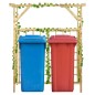vidaXL Pergola für 2 Mülltonnen Kiefernholz Imprägniert vidaXL Pergola für 2 Mülltonnen Kiefernholz Imprägniert