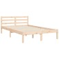 vidaXL Massivholzbett mit Kopfteil 120x200 cm vidaXL Massivholzbett mit Kopfteil 120x200 cm