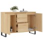 vidaXL Sideboard Sonoma-Eiche 104x35x70 cm Holzwerkstoff vidaXL Sideboard Sonoma-Eiche 104x35x70 cm Holzwerkstoff