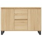 vidaXL Sideboard Sonoma-Eiche 104x35x70 cm Holzwerkstoff vidaXL Sideboard Sonoma-Eiche 104x35x70 cm Holzwerkstoff
