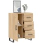 vidaXL Sideboard Sonoma-Eiche 69,5x34x90 cm Holzwerkstoff vidaXL Sideboard Sonoma-Eiche 69,5x34x90 cm Holzwerkstoff