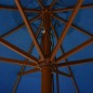 vidaXL Sonnenschirm mit Holzmast 330 cm Azurblau vidaXL Sonnenschirm mit Holzmast 330 cm Azurblau