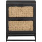 vidaXL Nachttisch 40x30x50 cm Massivholz Mango vidaXL Nachttisch 40x30x50 cm Massivholz Mango