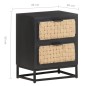 vidaXL Nachttisch 40x30x50 cm Massivholz Mango vidaXL Nachttisch 40x30x50 cm Massivholz Mango