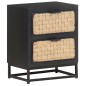 vidaXL Nachttisch 40x30x50 cm Massivholz Mango vidaXL Nachttisch 40x30x50 cm Massivholz Mango