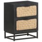 vidaXL Nachttisch 40x30x50 cm Massivholz Mango vidaXL Nachttisch 40x30x50 cm Massivholz Mango