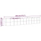 vidaXL Hochbeet Pulverbeschichteter Stahl 440x80x68 cm Silbern vidaXL Hochbeet Pulverbeschichteter Stahl 440x80x68 cm Silbern