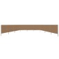 vidaXL 9-teiliges Windschutzgewebe 1200 x 80 cm Taupe vidaXL 9-teiliges Windschutzgewebe 1200 x 80 cm Taupe