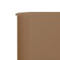 vidaXL 9-teiliges Windschutzgewebe 1200 x 80 cm Taupe vidaXL 9-teiliges Windschutzgewebe 1200 x 80 cm Taupe