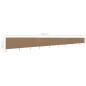 vidaXL 9-teiliges Windschutzgewebe 1200 x 80 cm Taupe vidaXL 9-teiliges Windschutzgewebe 1200 x 80 cm Taupe
