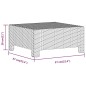 vidaXL 7-tlg. Garten-Lounge-Set mit Kissen Grau Poly Rattan vidaXL 7-tlg. Garten-Lounge-Set mit Kissen Grau Poly Rattan