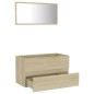 vidaXL 2-tlg. Badmöbel-Set Sonoma-Eiche Holzwerkstoff vidaXL 2-tlg. Badmöbel-Set Sonoma-Eiche Holzwerkstoff