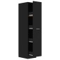 vidaXL Apothekerschrank Schwarz 30x42,5x150 cm Holzwerkstoff vidaXL Apothekerschrank Schwarz 30x42,5x150 cm Holzwerkstoff