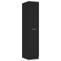 vidaXL Apothekerschrank Schwarz 30x42,5x150 cm Holzwerkstoff vidaXL Apothekerschrank Schwarz 30x42,5x150 cm Holzwerkstoff