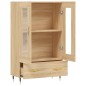vidaXL Highboard Sonoma-Eiche 69,5x31x115 cm Holzwerkstoff vidaXL Highboard Sonoma-Eiche 69,5x31x115 cm Holzwerkstoff