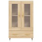 vidaXL Highboard Sonoma-Eiche 69,5x31x115 cm Holzwerkstoff vidaXL Highboard Sonoma-Eiche 69,5x31x115 cm Holzwerkstoff