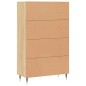 vidaXL Highboard Sonoma-Eiche 69,5x31x115 cm Holzwerkstoff vidaXL Highboard Sonoma-Eiche 69,5x31x115 cm Holzwerkstoff
