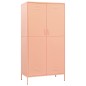 vidaXL Kleiderschrank Rosa 90x50x180 cm Stahl vidaXL Kleiderschrank Rosa 90x50x180 cm Stahl