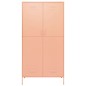 vidaXL Kleiderschrank Rosa 90x50x180 cm Stahl vidaXL Kleiderschrank Rosa 90x50x180 cm Stahl