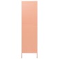 vidaXL Kleiderschrank Rosa 90x50x180 cm Stahl vidaXL Kleiderschrank Rosa 90x50x180 cm Stahl