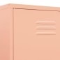 vidaXL Kleiderschrank Rosa 90x50x180 cm Stahl vidaXL Kleiderschrank Rosa 90x50x180 cm Stahl