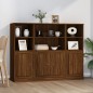 vidaXL Highboards 3 Stk. Braun Eichen-Optik Holzwerkstoff vidaXL Highboards 3 Stk. Braun Eichen-Optik Holzwerkstoff