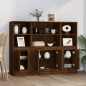 vidaXL Highboards 3 Stk. Braun Eichen-Optik Holzwerkstoff vidaXL Highboards 3 Stk. Braun Eichen-Optik Holzwerkstoff