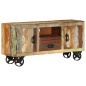 vidaXL TV-Schrank 110x30x53 cm Altholz Massiv vidaXL TV-Schrank 110x30x53 cm Altholz Massiv