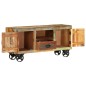 vidaXL TV-Schrank 110x30x53 cm Altholz Massiv vidaXL TV-Schrank 110x30x53 cm Altholz Massiv