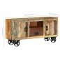 vidaXL TV-Schrank 110x30x53 cm Altholz Massiv vidaXL TV-Schrank 110x30x53 cm Altholz Massiv