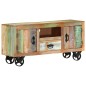 vidaXL TV-Schrank 110x30x53 cm Altholz Massiv vidaXL TV-Schrank 110x30x53 cm Altholz Massiv