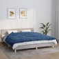 vidaXL Gewichtsdecke Blau 155x220 cm 11 kg Stoff vidaXL Gewichtsdecke Blau 155x220 cm 11 kg Stoff