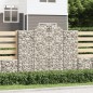 vidaXL Gabionen mit Hochbogen 2 Stk. 200x30x160/180cm Verzinktes Eisen vidaXL Gabionen mit Hochbogen 2 Stk. 200x30x160/180cm Verzinktes Eisen